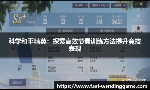 科学和平精英：探索高效节奏训练方法提升竞技表现